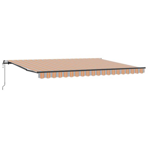 Markiza zwijana Wielokolorowe 450 × 300 cm tkanina Lumarko!