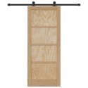 Drzwi przesuwne ORKDAL z zestawem okuć 83x202 cm z litego drewna sosnowego Lumarko!