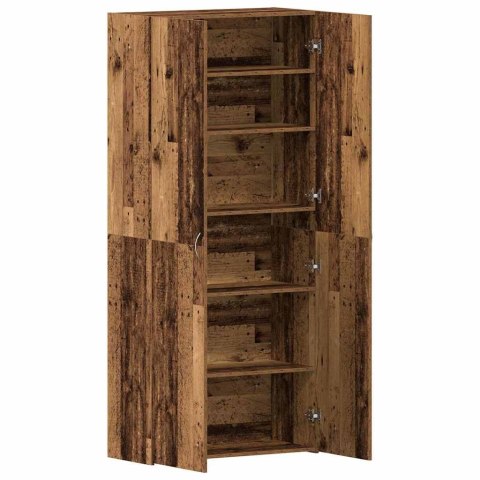 Szafka na buty Stare drewno 80x35,5x180 cm Drewno inżynierskie Lumarko!