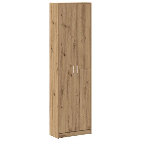 Garderoba z dębu rzemieślniczego 55x25x189 cm Drewno inżynieryjne Lumarko!