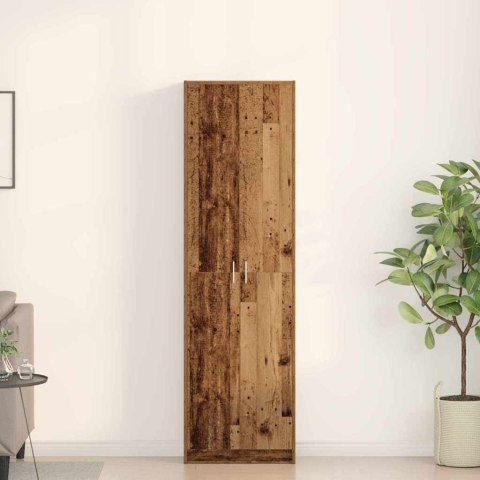 Garderoba ze starego drewna 55x25x189 cm Materiał drewnopochodny Lumarko!