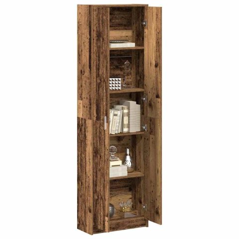 Garderoba ze starego drewna 55x25x189 cm Materiał drewnopochodny Lumarko!