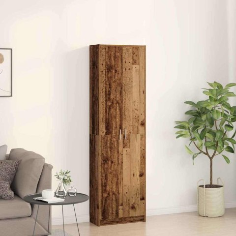 Garderoba ze starego drewna 55x25x189 cm Materiał drewnopochodny Lumarko!