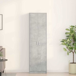 Szafa Betonowa Szara 55x25x189 cm z Drewna inżynieryjnego Lumarko!