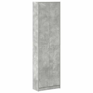 Szafa Betonowa Szara 55x25x189 cm z Drewna inżynieryjnego Lumarko!