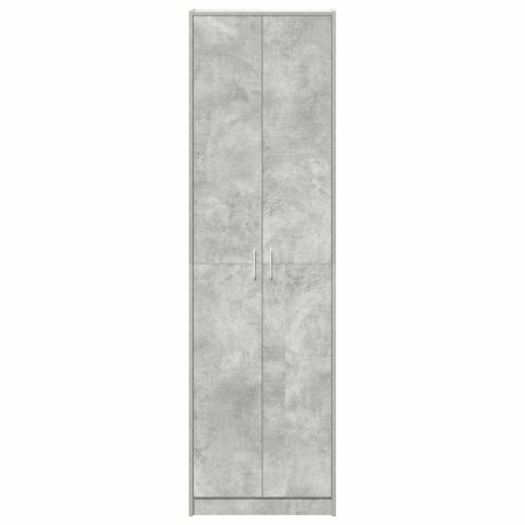 Szafa Betonowa Szara 55x25x189 cm z Drewna inżynieryjnego Lumarko!