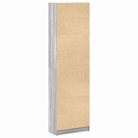 Szafa Szara Sonoma 55x25x189 cm z płyty wiórowej Lumarko!