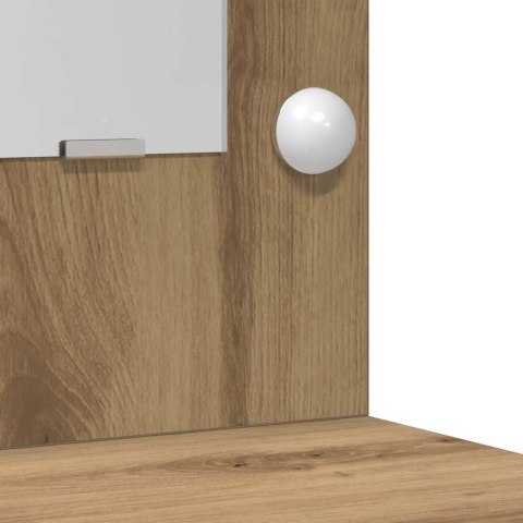 Zestaw dwóch toaletek z LED z drewna inżynieryjnego dąb artisan Lumarko!