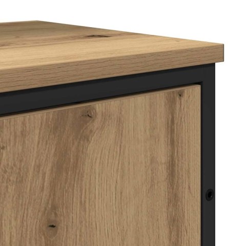 Zestaw mebli łazienkowych 2-częściowy z dębu artisan z materiału drewnopochodnego Lumarko!