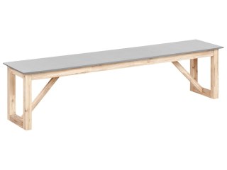 Ławka ogrodowa NOTTERI 180 cm Beton Szary