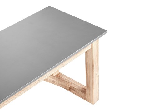 Ławka ogrodowa NOTTERI 180 cm Beton Szary