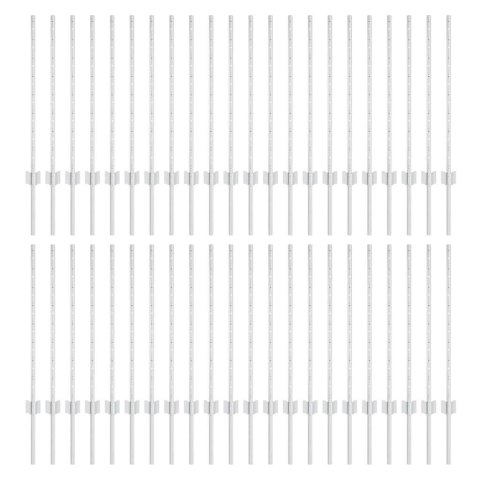 Zielone słupki ogrodzeniowe 44 pcs Srebrny Stal galwanizowana Lumarko!