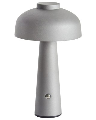 Bezprzewodowa lampa stołowa LED AGUSAN Ze ściemniaczem Metal Szary