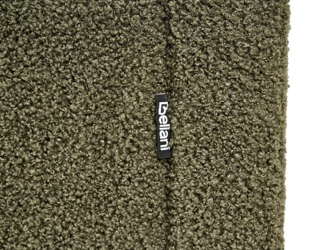 Łóżko bez zagłówka Boucle ROANNE 160 x 200 cm Ciemnozielony