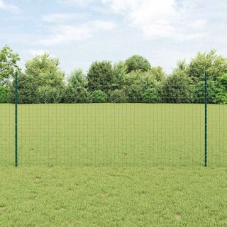 Euro Płot z 11 Słupkami Zielony 1,2x25 m Stal Lumarko!