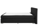 Łóżko kontynentalne ADMIRAL 160 x 200 cm Czarny