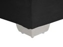 Łóżko kontynentalne ADMIRAL 160 x 200 cm Czarny