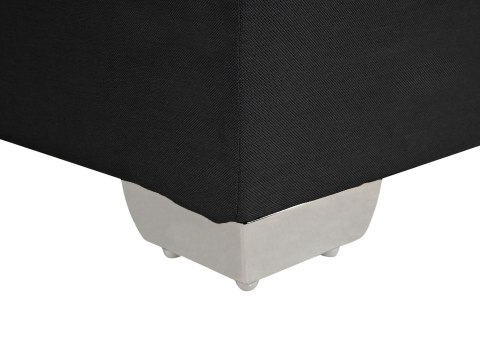 Łóżko kontynentalne ADMIRAL 160 x 200 cm Czarny