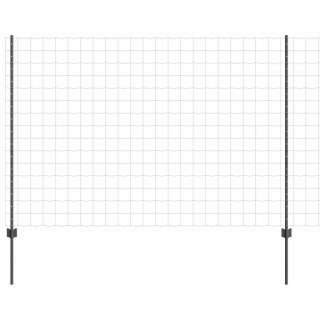 Euro ogrodzenie z 10 słupkami U Szare 1.6x10 m Stal Lumarko!