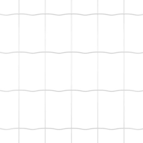 Euro Ogrodzenie z 10 słupkami Srebrny 1,2x10 m Stal Lumarko!