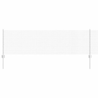 Ogrodzenie druciane z 22 słupkami U, Srebrne, 0,6x50 m, Stal Lumarko!