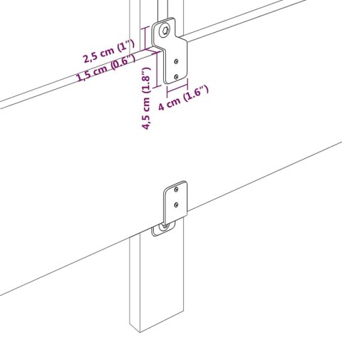 Wezgłowie LED w designie diamentowych bloków ciemnobrązowe 200 cm tapicerowane tkaniną Lumarko!