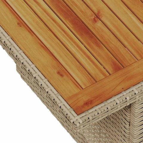 Zestaw do jadalni w ogrodzie z poduszką 7 pcs Beż, Kremowy Lumarko!