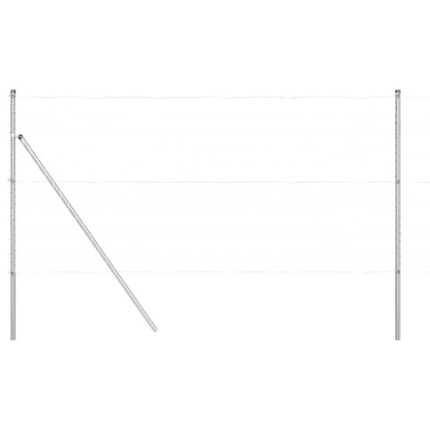 Słupki Ogrodzeniowe 26 szt. Ø32 mm 200 cm, stal galwanizowana Lumarko!