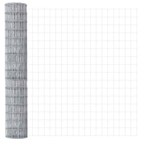 Euro ogrodzenie z 7 metalowymi słupkami 1.5x10 m ze stali ocynkowanej Lumarko!