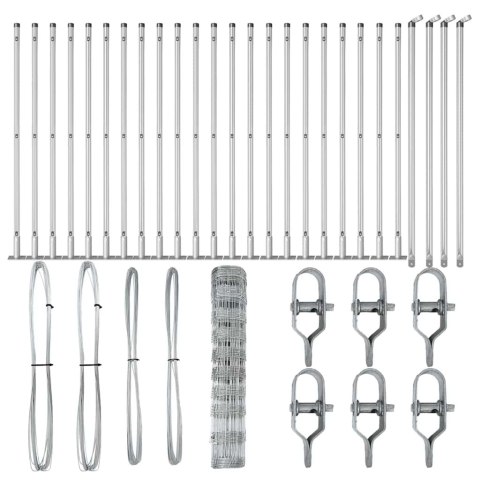 Ogrodzenie Polowe 1x50 m z Galwanizowanej Stali Lumarko!