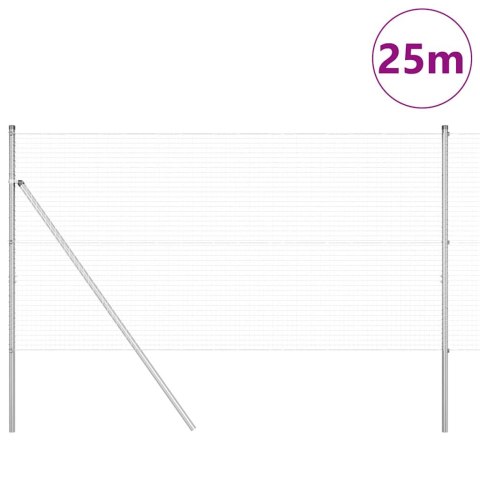 Zgrzewane ogrodzenie życia z 13 słupkami 1,4x25 m ze stali ocynkowanej Lumarko!