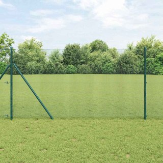 Zestaw Ogrodzeniowy z 13 Słupkami Zielonym 1,2x25 m ze Stali Lumarko!