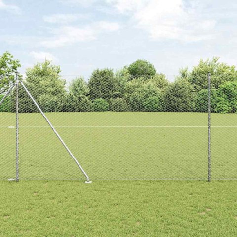 Zestaw ogrodzeniowy Ocynkowana stal 25 x 1,5 m Ocynkowana stal Lumarko!