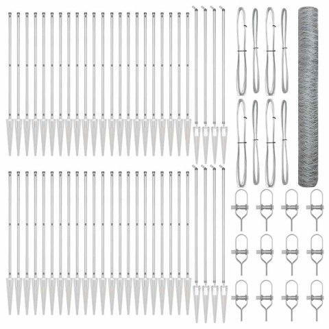 Ogrodzenie Heksagonalne 1,4x100 m ze stali ocynkowanej Lumarko!