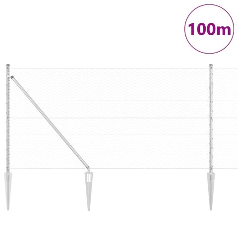 Ogrodzenie Heksagonalne 1,4x100 m ze stali ocynkowanej Lumarko!