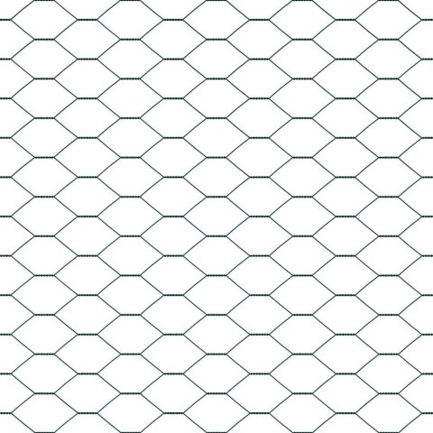 Zielony płot heksagonalny vidaXL 0,6 x 10 m Stal Lumarko!