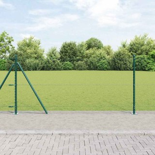 Zielone ogrodzenie hexagonalne vidaXL 0.8x100 m stal Lumarko!