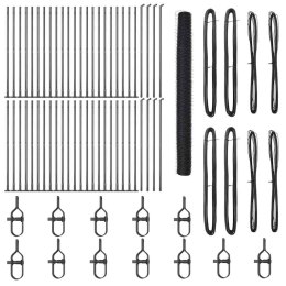 Ogrodzenie heksagonalne vidaXL Szare 1,4x100 m Stal Lumarko!