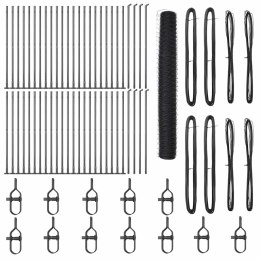 Ogrodzenie heksagonalne vidaXL szare 1.2x100 m stalowe Lumarko!