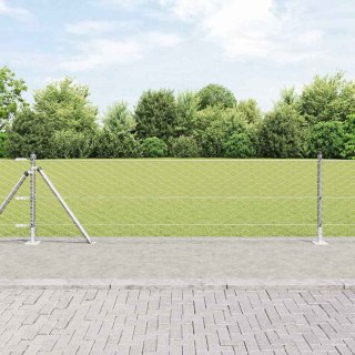 Zestaw ogrodzeniowy Ocynkowana stal 25 x 0.5 m (siatka 50 mm) Lumarko!