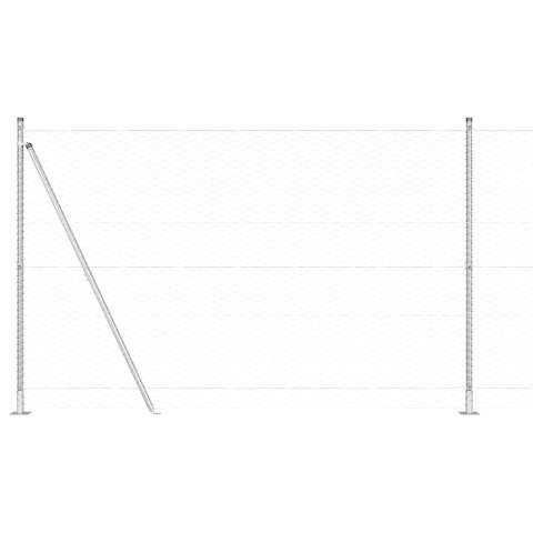 Zestaw ogrodzeniowy Ocynkowana stal 25 x 1,5 m (siatka 36 mm) Lumarko!