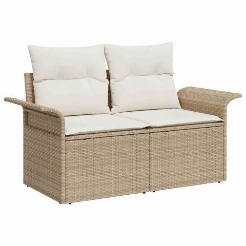 Zestaw Sof na Ogród 11 pcs Beżowy 100 x 55 x 73 cm Polirattan Lumarko!