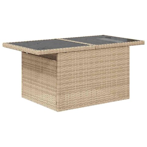 Zestaw Sof na Ogród 5 pcs Beżowy 100 x 55 x 73 cm Polirattan Lumarko!