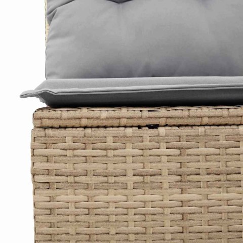 Zestaw Sof na Ogród 5 pcs Beżowy 100 x 55 x 73 cm Polirattan Lumarko!