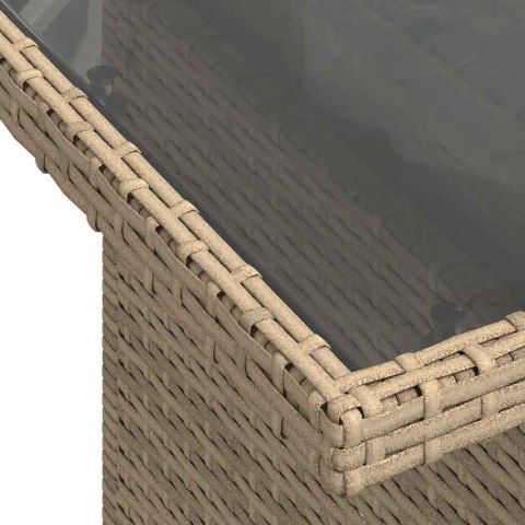 Zestaw Sof na Ogród 5 pcs Beżowy 100 x 55 x 73 cm Polirattan Lumarko!