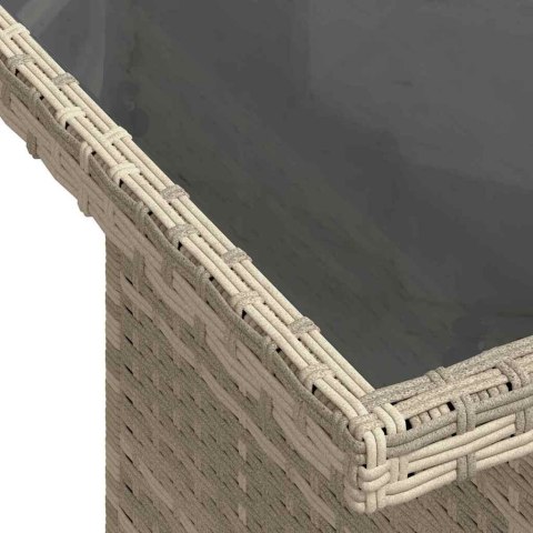Zestaw Sof na Ogród ręczne 9 pcs Jasnoszary 100 x 55 x 73 cm Lumarko!
