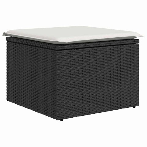 Zestaw Sof na Ogród z poduszką 6 pcs Czarny Polirattan Lumarko!