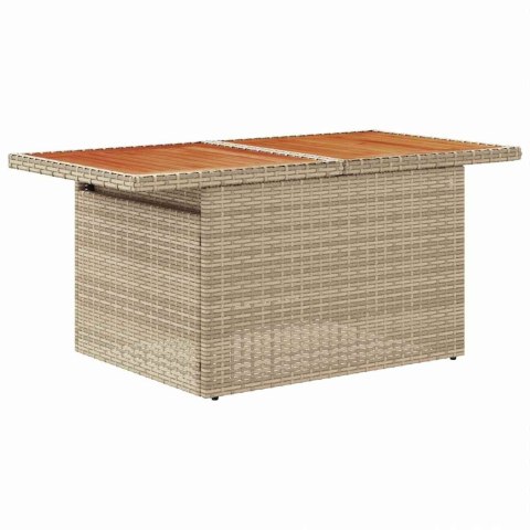 Zestaw Sof na Ogród z przechowywaniem 7 pcs Beżowy Polirattan Lumarko!
