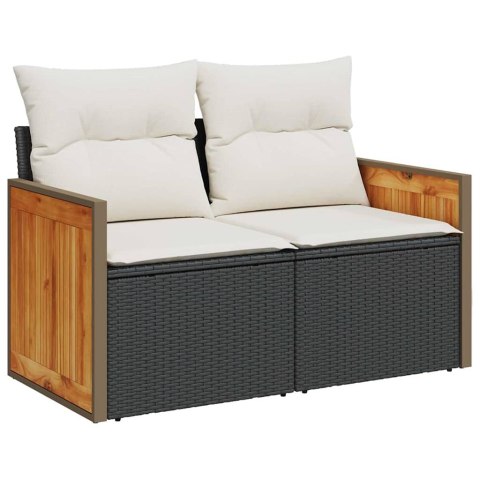 Zestaw Sof na Ogród 13 pcs Czarny i kremowy 80 x 80 x 71 cm Lumarko!