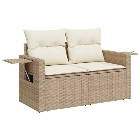 Zestaw Sof na Ogród 11 pcs beżowo-kremowy 80 x 80 x 71 cm Lumarko!